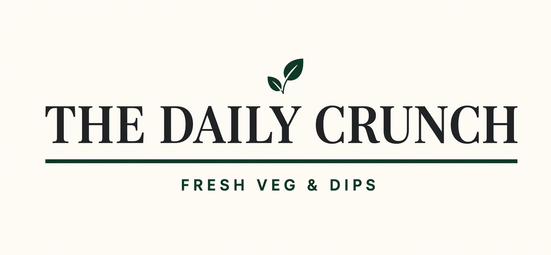 The Daily Crunch — Fresh Veg & Dips
